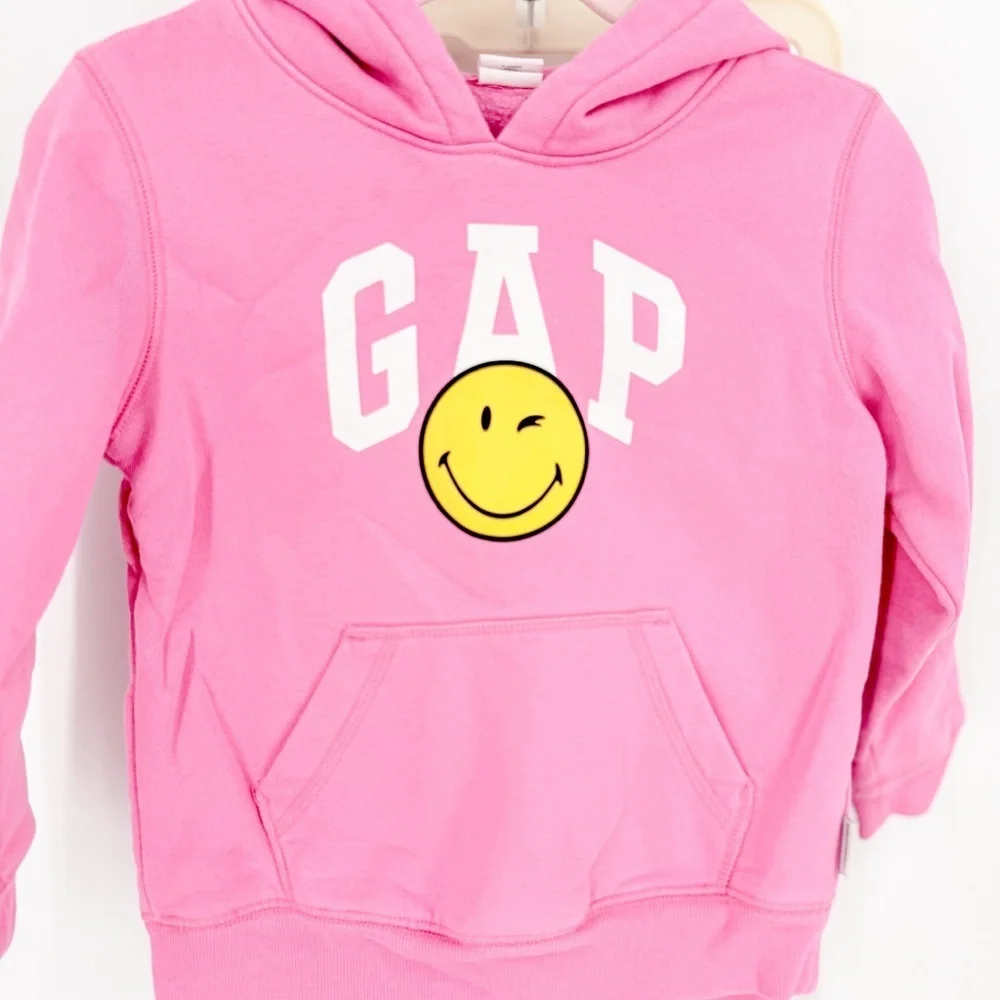 GAP Pink Kids Matching Set with Smiley